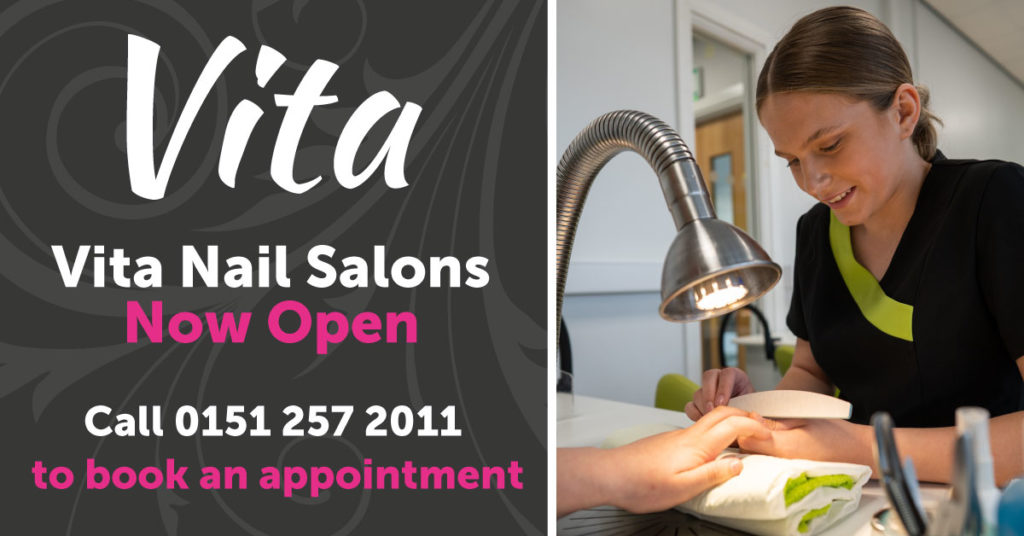 Our Vita Nail Salons are reopening! Riverside College
