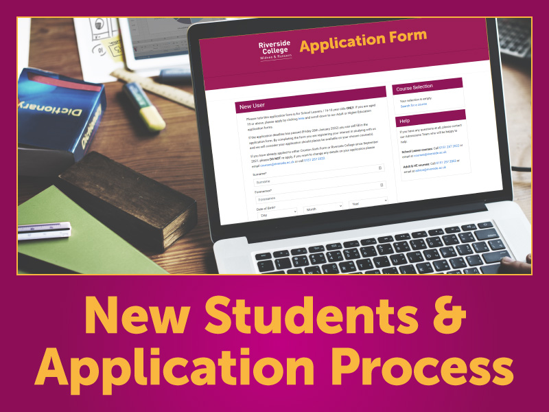 New students and application process