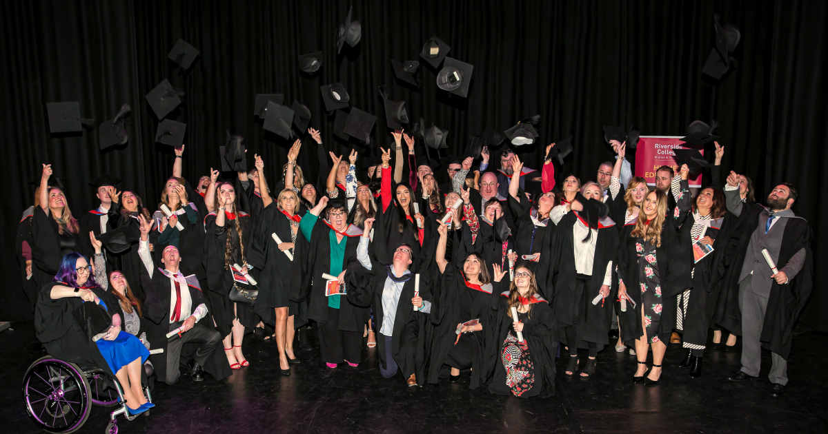 Higher Education Graduation at Riverside College