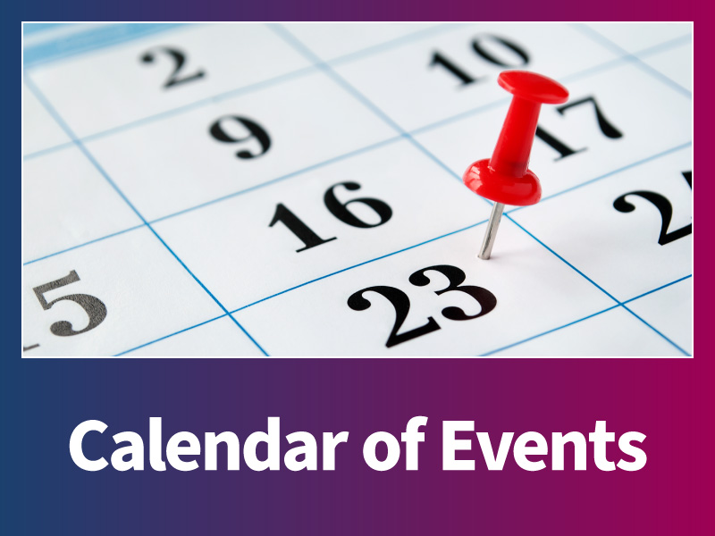 Calendar of Events