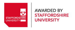 Awarded by Staffordshire University