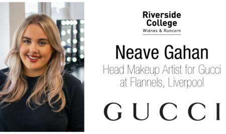 Former student becomes Head Makeup Artist for Gucci at Flannels, Liverpool!
