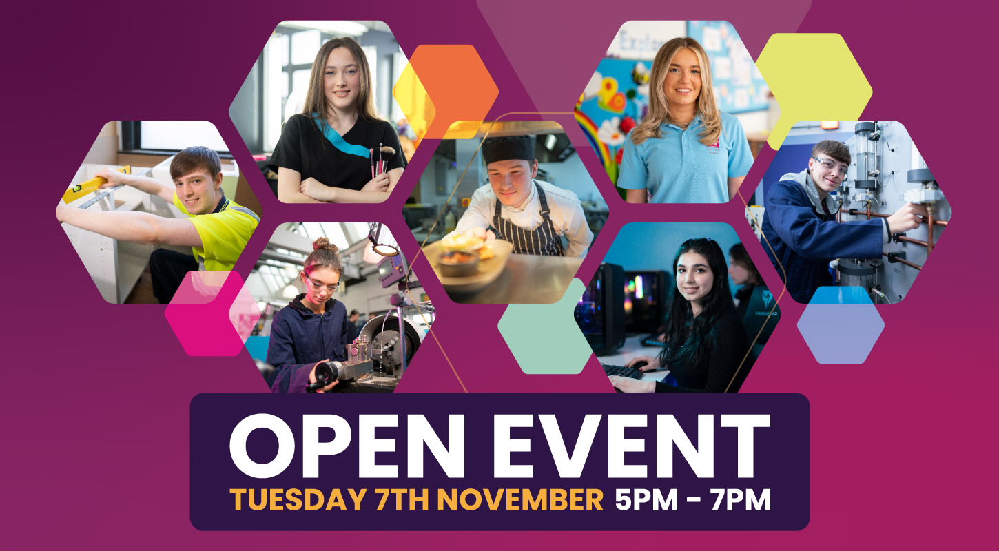 Open Event Tuesday 7th November 2023 5pm - 7pm