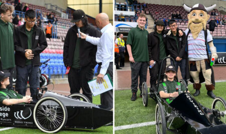 Talented Motorsport Students Unveil Their Green-powered Car ‘The Viking’ Pitch Side