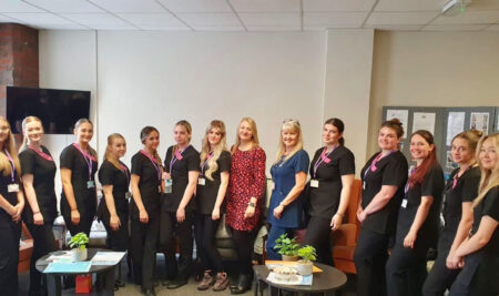 Level 3 Beauty Therapy Students Spread Beauty and Warmth at Widnes and Runcorn Cancer Support Centre