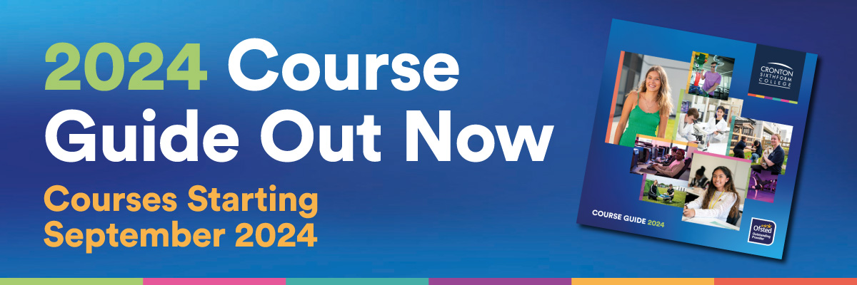 Cronton Sixth Form 2024 Course Guide Out Now