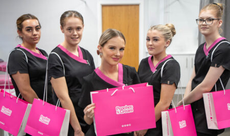 Media Makeup and Beauty Scholars Receive Peaches & Cream Professional Makeup Kits