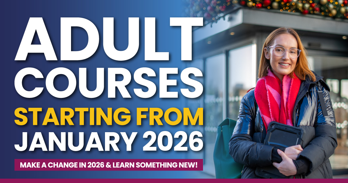 Adult Courses Starting From January 2026
