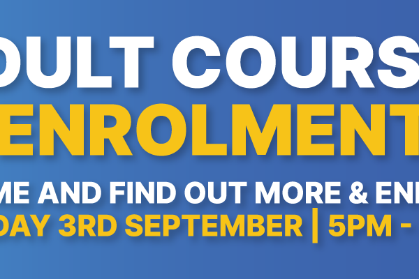 Adult Courses Header Enrolment