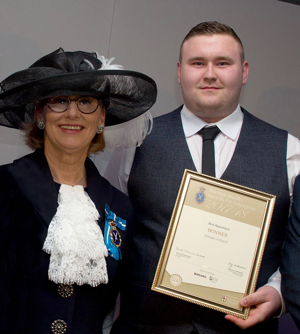 High Sheriff's Awards 2018 Jordan Ireland