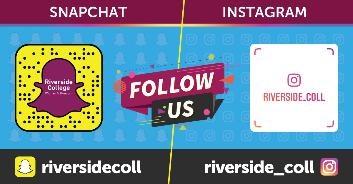 Riverside College Social Media 2019 Instagram Snapchat